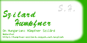 szilard humpfner business card