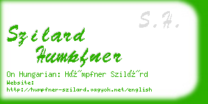 szilard humpfner business card